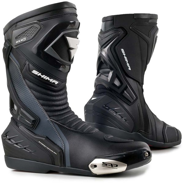 MC Miesten kengät Long SHIMA RSX-6 Black 42 SHIMA SHIMA
