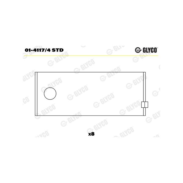 Kiertokangen laakeri GLYCO GLYCO