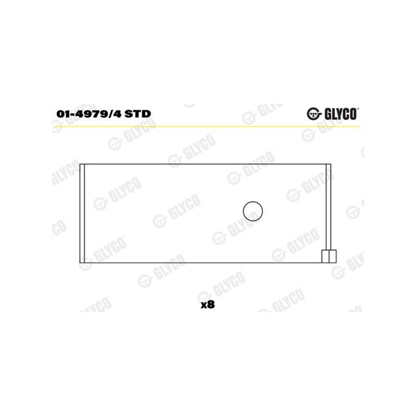 Kiertokangen laakeri GLYCO GLYCO