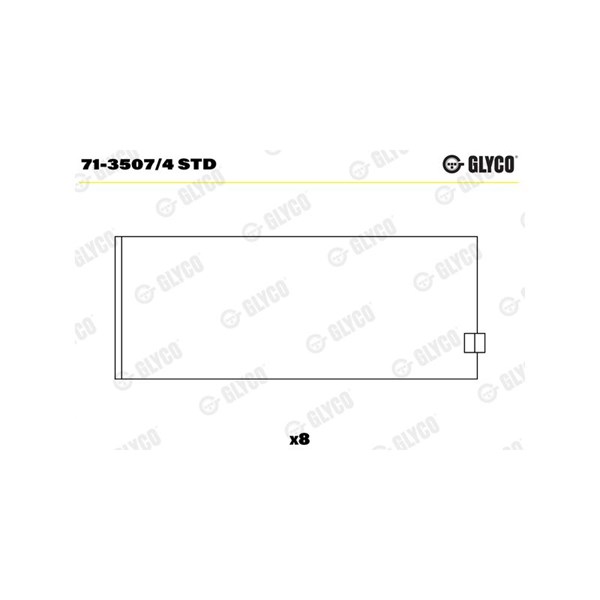 Kiertokangen laakeri GLYCO GLYCO