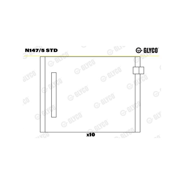 Nokka-akselin laakeri GLYCO GLYCO