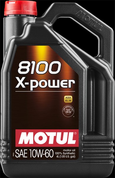 MOOTTORIÖLJY MOTUL 8100 X-POWER 10W-60 A3/B4, 4L MOTUL MOTUL
