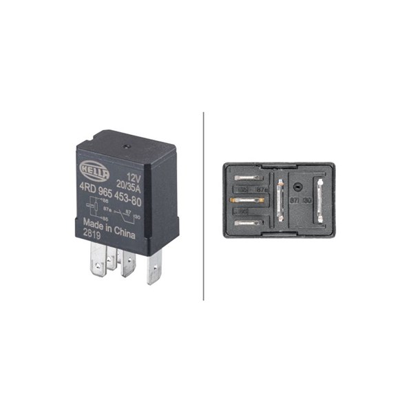 Rele, tihkukytkin 12V, Tavaratila HELLA HELLA