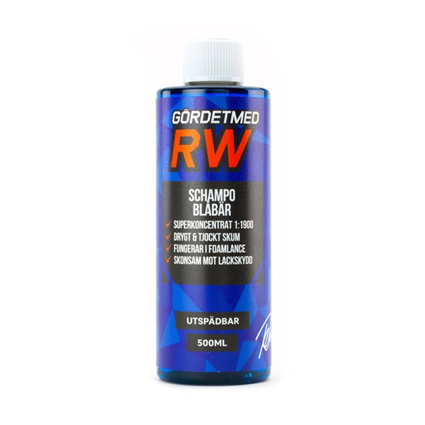 Auton shampoo RW GÖRDETMEDRW GörDetMedRW