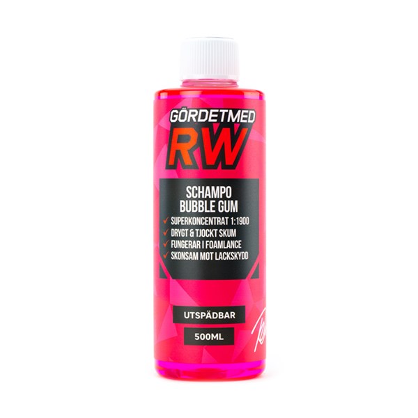 Auton shampoo RW GÖRDETMEDRW GörDetMedRW