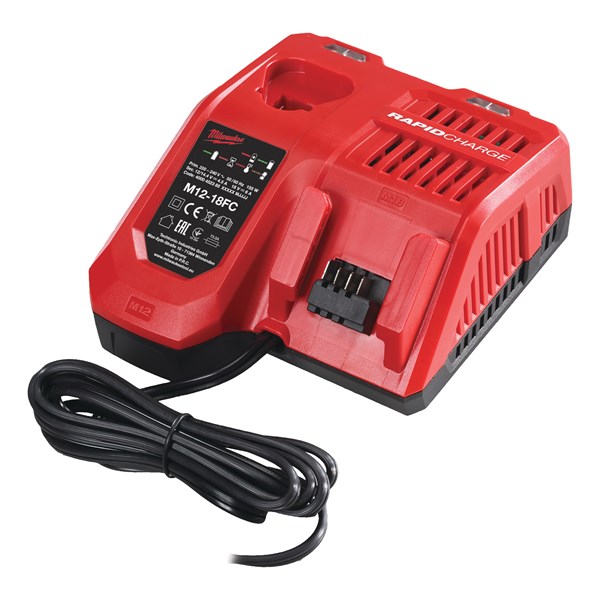 Milwaukee M12-M18FC 12 och 18V Li-ion Nopea laturi MILWAUKEE