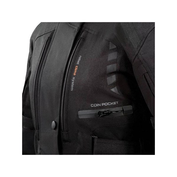 Mc Miesten Takki Rebelhorn Hiker Ii Black XXL REBELHORN REBELHORN Mc Miesten Takki Rebelhorn Hiker Ii Black XXL REBELHORN REBELHORN