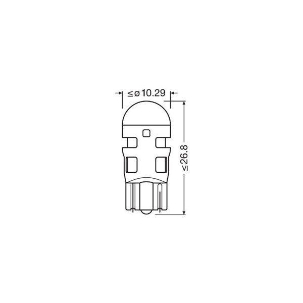Polttimo Osram LEDriving SL W2.1x9.5d, Universal OSRAM