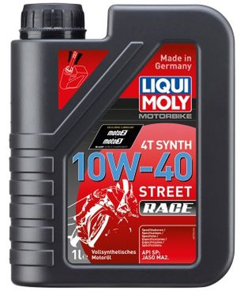 MC öljy Liqui Moly Motorbike 4T Synth 10W-40 Street Race, 1L LIQU LIQUI MOLY