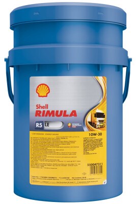 Moottoriöljy SHELL Rimula R5 LE 10W-30 E9, 20L SHELL SHELL