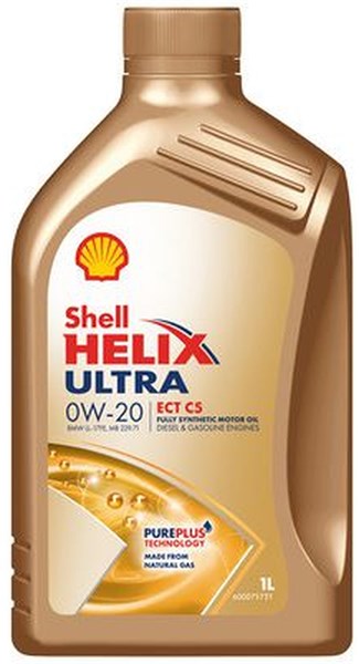 Moottoriöljy SHELL Helix Ultra ECT C5 0W-20, 1L SHELL SHELL