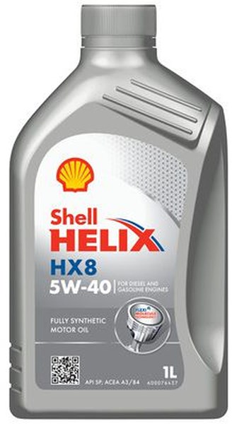 Moottoriöljy SHELL Helix HX8 5W-40, 1L SHELL SHELL
