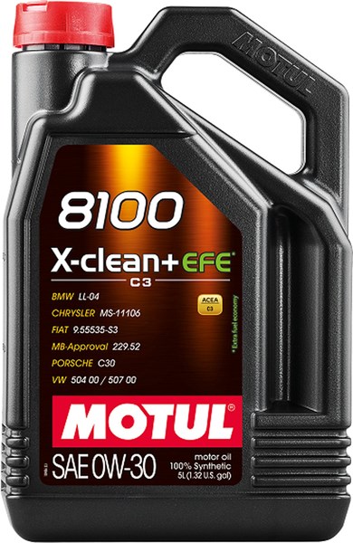 Moottoriöljy MOTUL 8100 X-CLEAN+ EFE 0W-30 C3 MOTUL