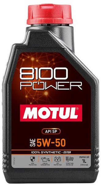 Moottoriöljy Motul 8100 POWER 5W-50 MOTUL