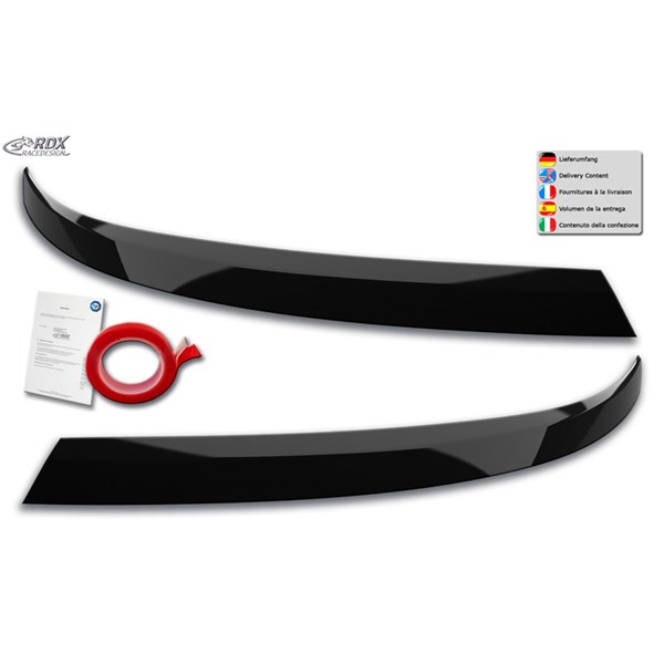 Ajovalojen spoilerit Volkswagen Transporter T6.1 2021- RDX Racedesign