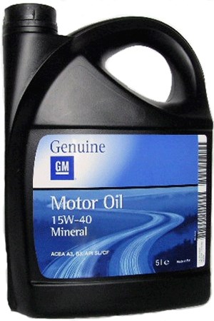 Moottoriöljy Genuine GM Opel 15W-40 A3/B3 ORIGINAL Original