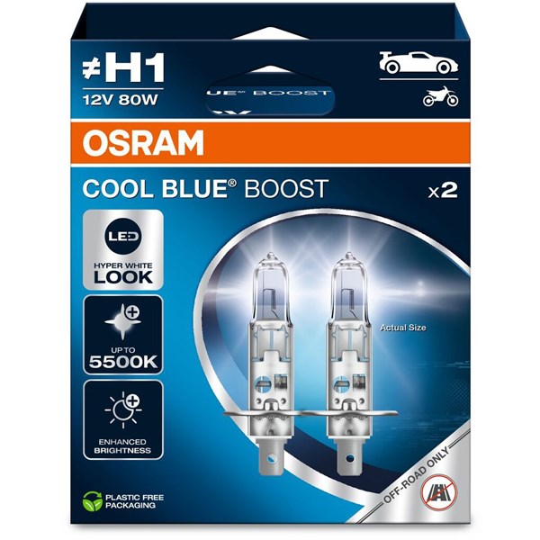 Halogeenipolttimo Osram Cool Blue Boost P14.5s 12V OSRAM OSRAM