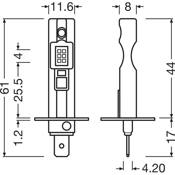 Led lamppu Osram LEDriving HL EASY H1, P14.5s 12V OSRAM OSRAM