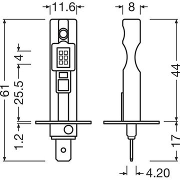 Led lamppu Osram LEDriving HL EASY H1, P14.5s 12V OSRAM OSRAM