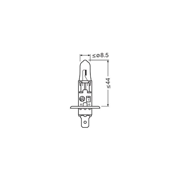 Halogeenipolttimo Osram Night Breaker Laser H1 P14.5s OSRAM