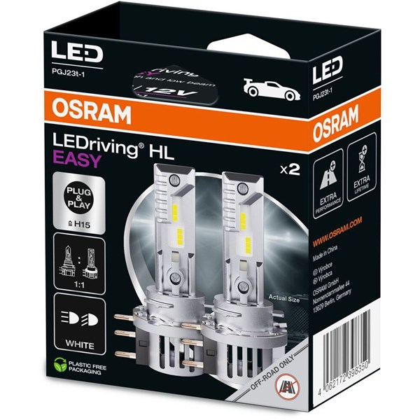Led valo Osram LEDriving HL Easy PGJ23t-1 12V OSRAM OSRAM