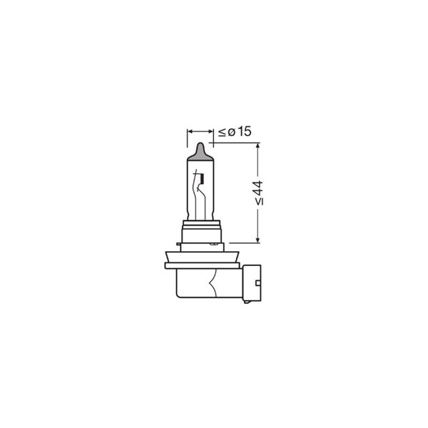Halogeenilamppu Osram H11 PGJ19-2 55w 12V OSRAM OSRAM