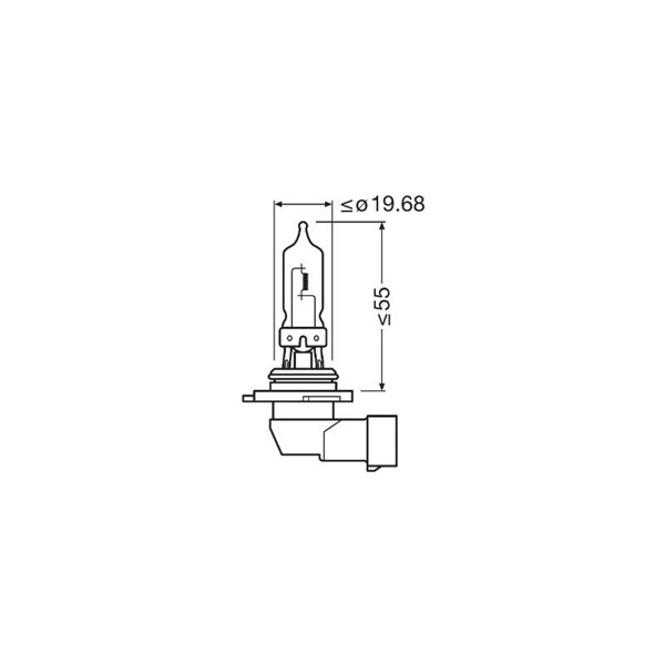 Halogeenipolttimo Osram Cool Blue Intense HB3 P20d 12V OSRAM OSRAM