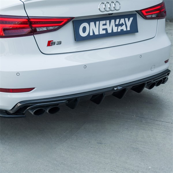 Takapuskurin helma (Diffuusori) Audi S3 Sedan 8V 2013-2016 OneWay