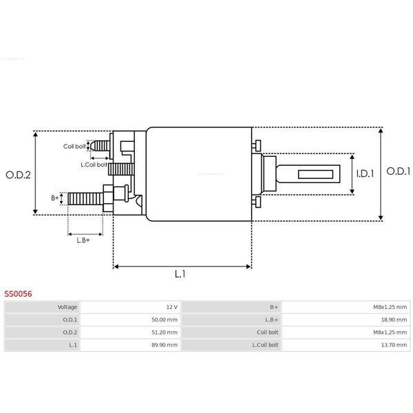 Magneettikytkin, käynnistin 12V AS-PL AS-PL