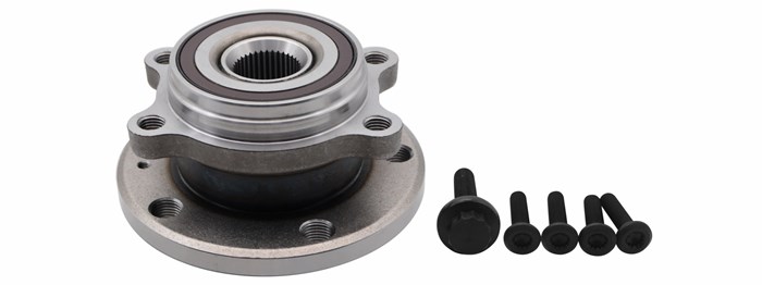 Pyöränlaakerisarja Vw Golf V Variant, Edessä, Molemminpuolin Skruvat plus