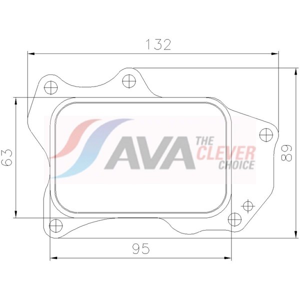 Öljynjäähdytin, moottoriöljy AVA QUALITY COOLING AVA QUALITY COOLING