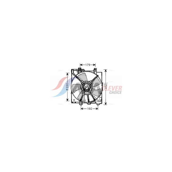 Tuuletin, moottorin jäähdytys 12V AVA QUALITY COOLING AVA QUALITY COOLING