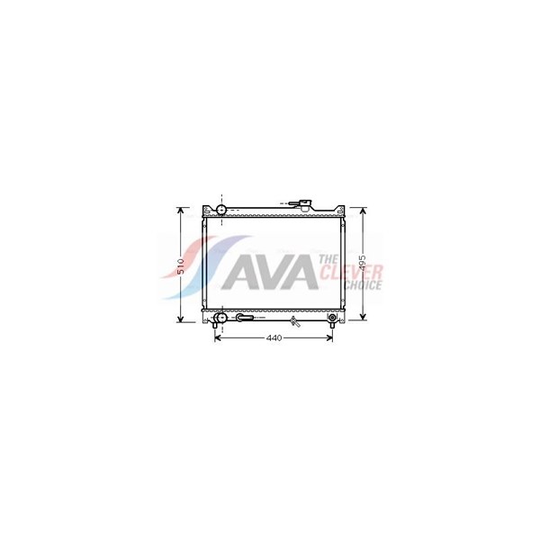 Jäähdytin, moottorinjäähdytys AVA QUALITY COOLING AVA QUALITY COOLING