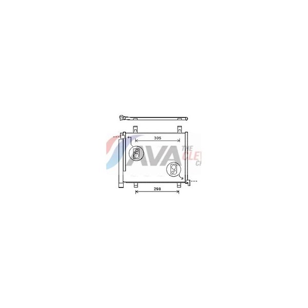 Kondensaattori, ilmastointilaite AVA QUALITY COOLING AVA QUALITY COOLING