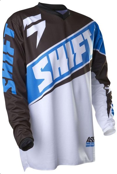 MP-paita Shift Assault Race Sinivalkoinen L