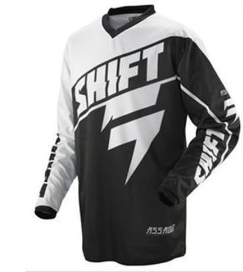 MP-paita Shift Assault mustavalkoinen L