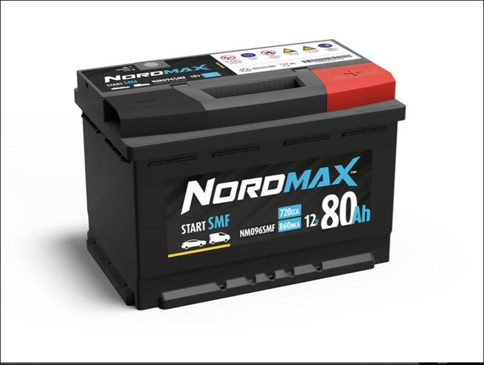 Käynnistysakku 12V NORDMAX Nordmax