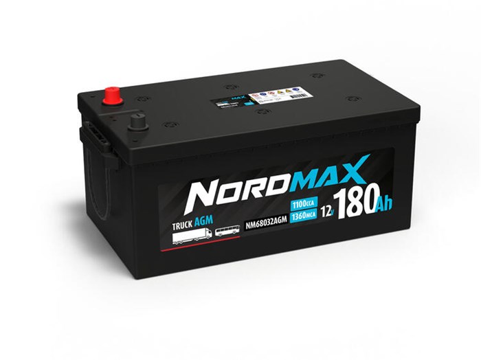 Kuorma-auton akku, Universal 12V Nordmax NM68032AGM Nordmax