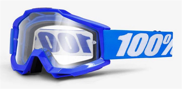 MC-suojalasit 100 Percent Accuri heijastava sininen