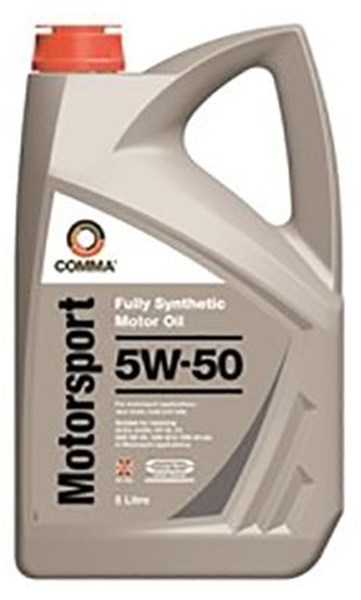 Moottoriöljy Comma Motorsport 5W-50 1L COMMA Comma