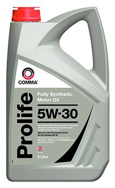 Moottoriöljy Comma PROlife 5W-30 5L COMMA Comma