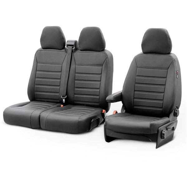 Istuinsuojus Volkswagen Transporter T7 2024-, Asennus eteen OTOM otoM