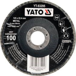 Flapdisc lamellilevy 125mm P100 tyyppi 29 YATO Yato