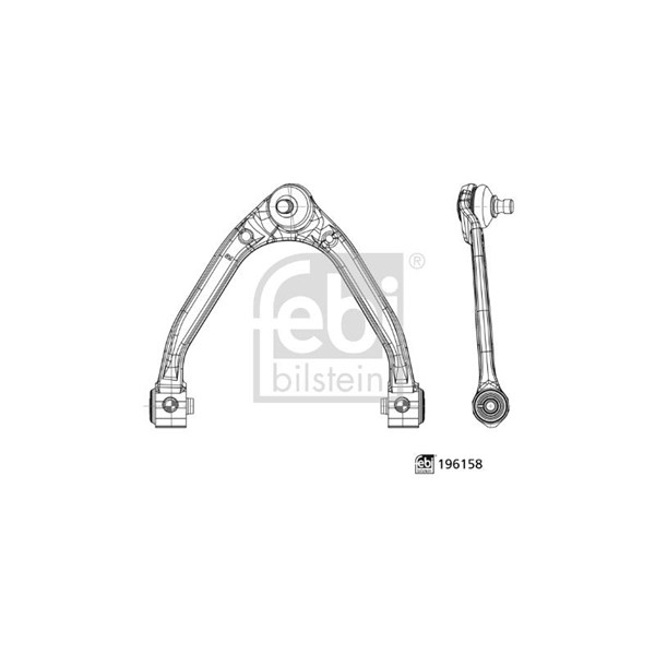 Tukivarsi, pyöräntuenta, Etuakseli, oikea, Yläpuolella FEBI BILST FEBI BILSTEIN