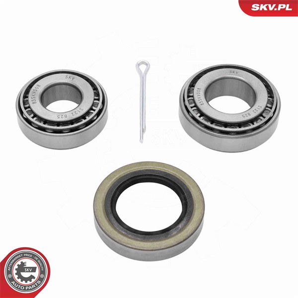 Pyöränlaakerisarja, Etuakseli, Taka-akseli, Etuakseli, oikea, Etu ESEN SKV