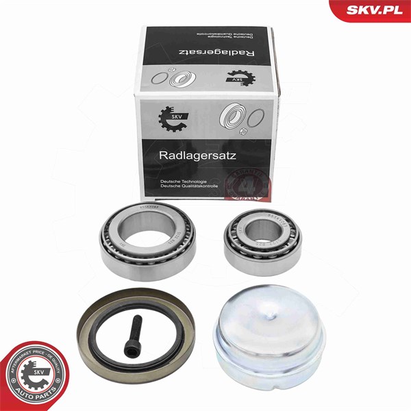 Pyöränlaakerisarja, Etuakseli, Etuakseli, oikea, Etuakseli, vasen ESEN SKV