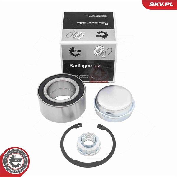 Pyöränlaakerisarja, Etuakseli, Etuakseli, oikea, Etuakseli, vasen ESEN SKV