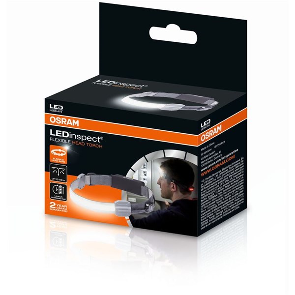 Otsalamppu LEDinspect FLEXIBLE HEAD TORCH 3,7V OSRAM OSRAM