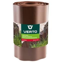 Nurkkareuna 20 cm x 9 m, ruskea VERTO Verto