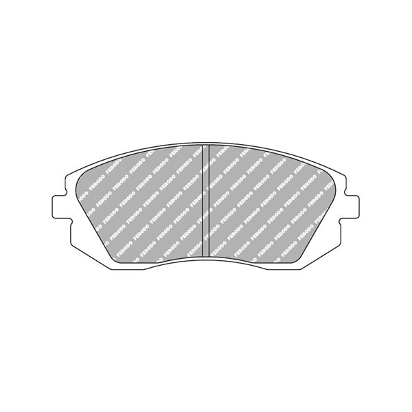 Jarrupalasarja, levyjarru, Etuakseli FERODO RACING punainen/musta FERODO RACING
